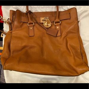 SOLD! Michael Kors Soft Leather Hamilton Satchel